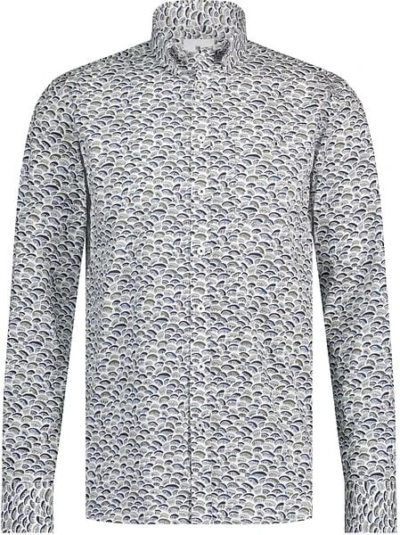 State Of Art Overhemd Print Mosgroen - Afbeelding 5