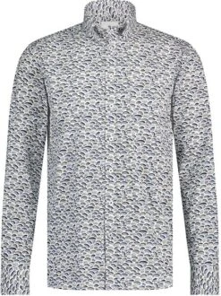 State Of Art Overhemd Print Mosgroen