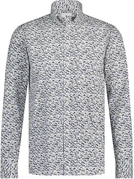 State Of Art Overhemd Print Mosgroen