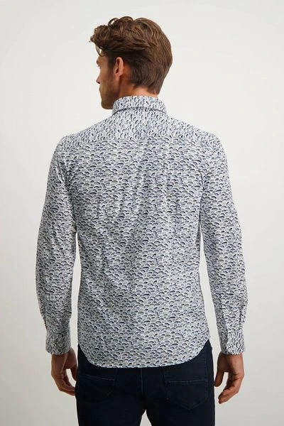 State Of Art Overhemd Print Mosgroen - Afbeelding 4