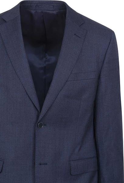 Suitable Kostuum Wol Toulon Blauw - Afbeelding 5