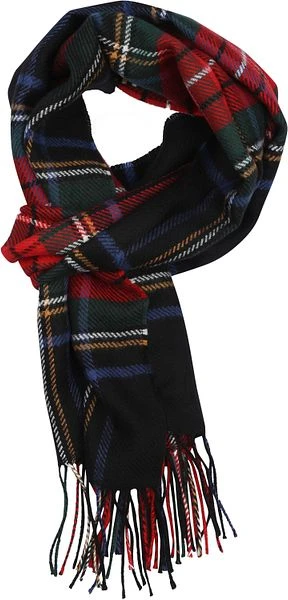 Suitable Heren Sjaal Ruit Groen Rood