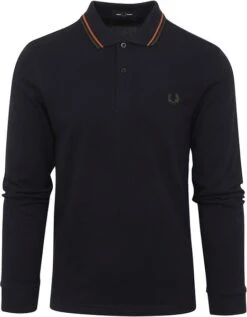 Fred Perry Donkergroen Lange Mouwen Polo