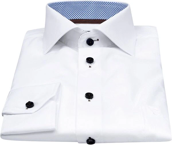 Ledub Overhemd Non Iron Wit - Afbeelding 4