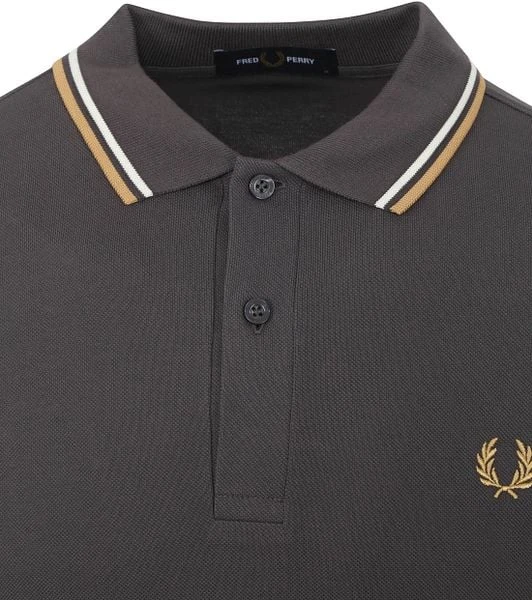 Fred Perry Polo M3600 Antraciet Grijs - Afbeelding 6