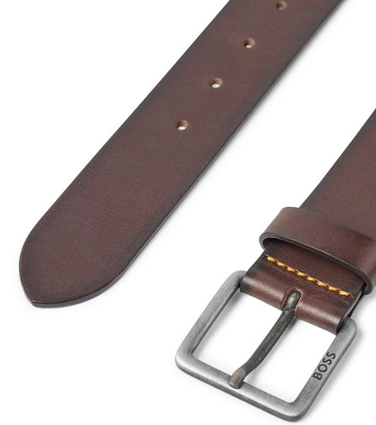 Hugo Boss Riem Leer Donkerbruin - Afbeelding 2