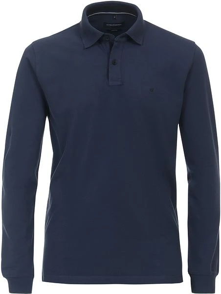 Casa Moda Longsleeve Polo Blauw