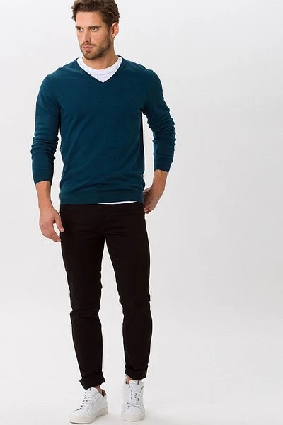 Brax Chuck Broek Zwart - Afbeelding 2