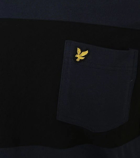 Lyle And Scott T-shirt Pocket Navy - Afbeelding 4
