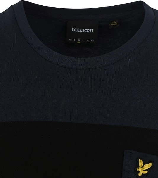 Lyle And Scott T-shirt Pocket Navy - Afbeelding 5
