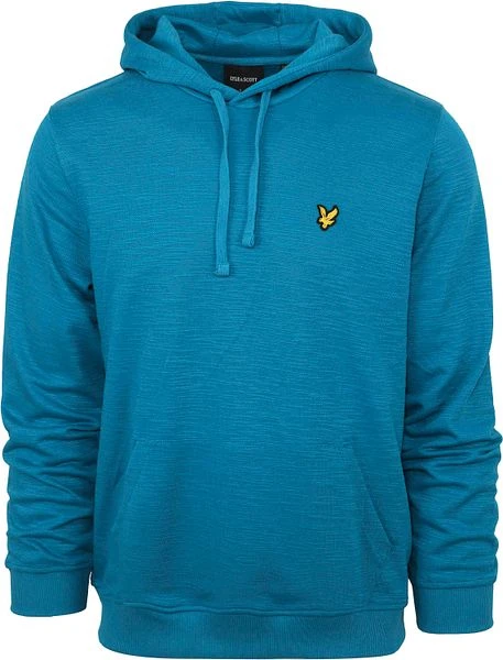 Lyle And Scott Hoodie Petrol Blauw