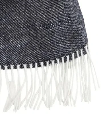 Profuomo Sjaal Lamswol Navy Blauw - Afbeelding 4