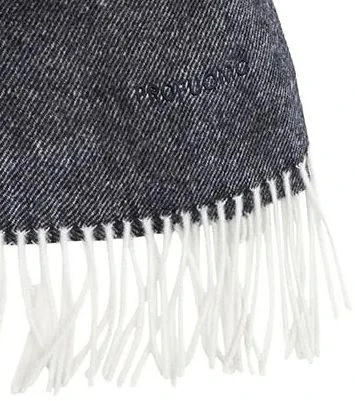 Profuomo Sjaal Lamswol Navy Blauw - Afbeelding 2