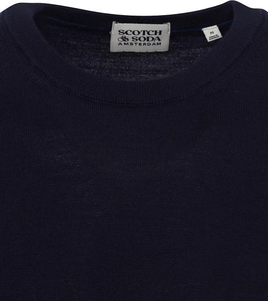 Scotch And Soda Trui Wol Navy - Afbeelding 4