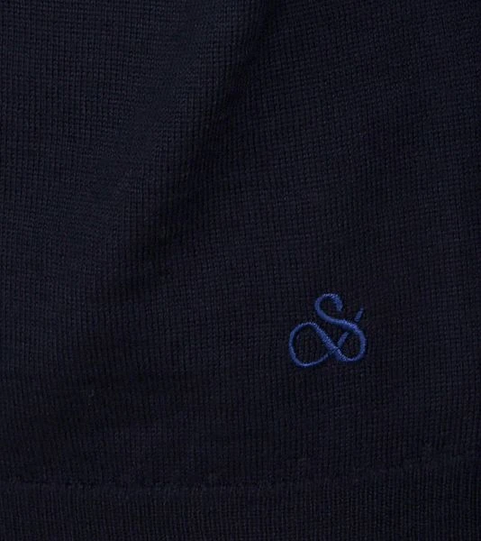 Scotch And Soda Trui Wol Navy - Afbeelding 5