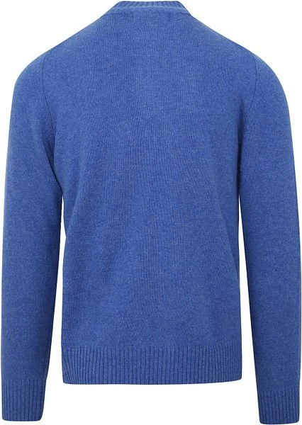 Suitable Half Zip Trui Wol Blend Blauw - Afbeelding 4