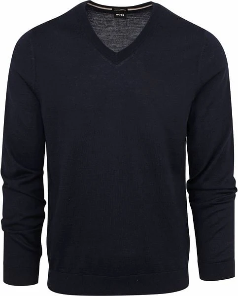Hugo Boss Pullover Melba Wol Donkerblauw - Afbeelding 4