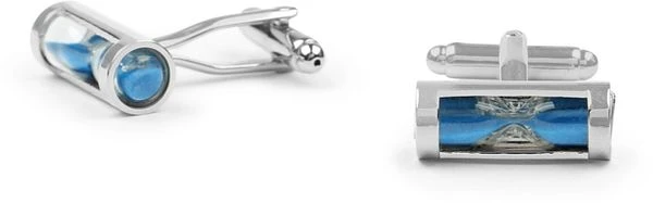 Manchetknoop Zandloper Zilver