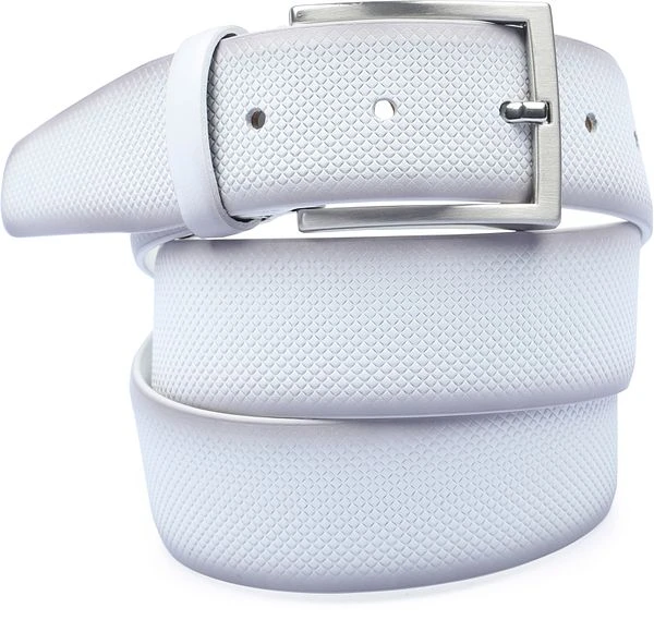 Suitable Riem Structuur Leer Wit