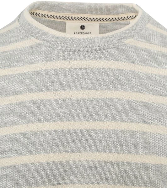 Anerkjendt Trui Sail Strepen Grijs - Afbeelding 2