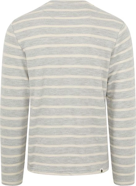 Anerkjendt Trui Sail Strepen Grijs - Afbeelding 4