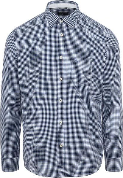 Marc O'Polo Overhemd Ruiten Donkerblauw