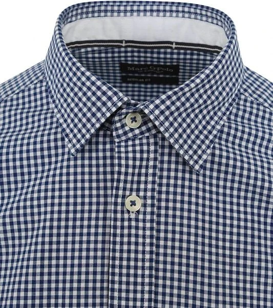 Marc O'Polo Overhemd Ruiten Donkerblauw - Afbeelding 6