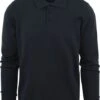 KnowledgeCotton Apparel Poloshirt Lange Mouwen Navy