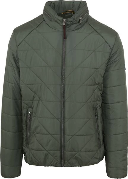 State Of Art Jas Plain Donkergroen