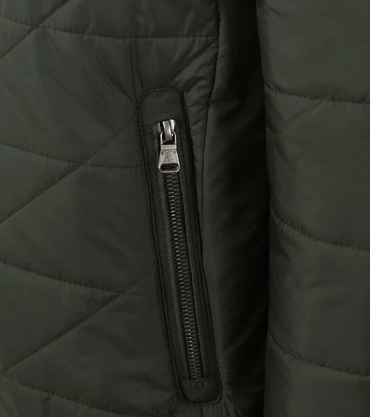 State Of Art Jas Plain Donkergroen - Afbeelding 3