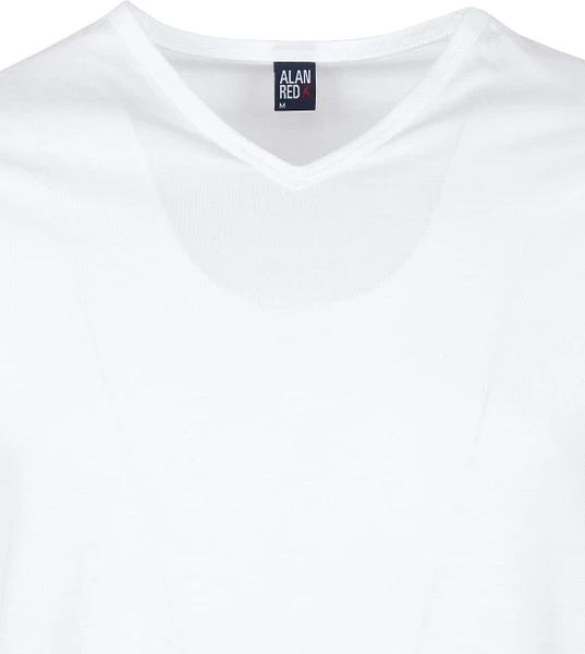 Alan Red Vermont Extra Lange T-Shirts Wit (2Pack) - Afbeelding 3