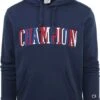 Champion Sweat Hoodie Logo Donkerblauw