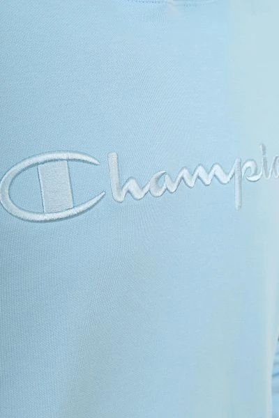 Champion Hoodie Logo Lichtblauw - Afbeelding 3