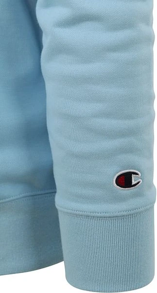 Champion Hoodie Logo Lichtblauw - Afbeelding 5