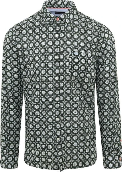 NZA Overhemd Huntly Groen Multicolour Blauw - Afbeelding 5