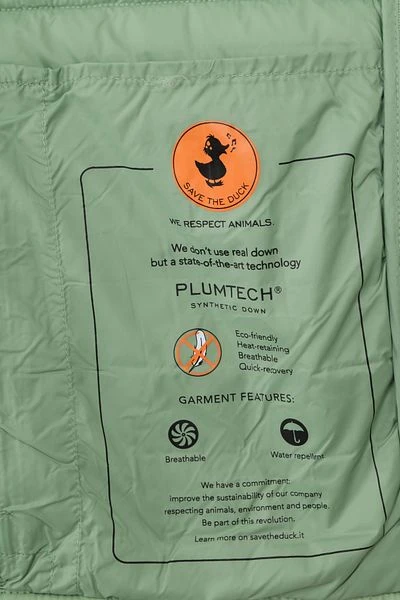 Save The Duck Jas Alex Licht Groen - Afbeelding 6