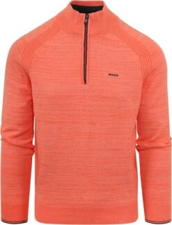 NZA Half Zip Trui Kurow Fel Oranje