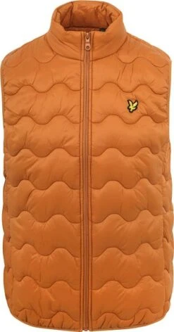 Lyle & Scott Bodywarmer Quilted Oranje