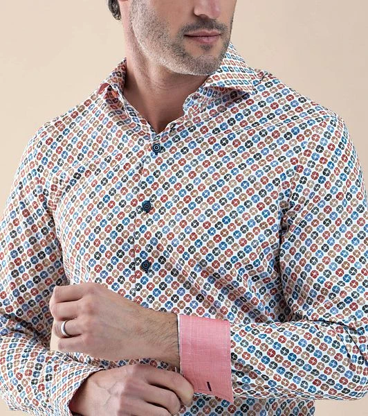 R2 Overhemd Print Multicolour - Afbeelding 3