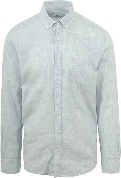 State Of Art Overhemd Melange Groen - Afbeelding 5