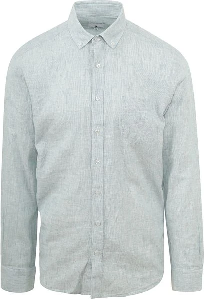 State Of Art Overhemd Melange Groen