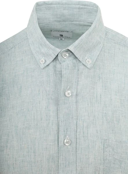 State Of Art Overhemd Melange Groen - Afbeelding 2