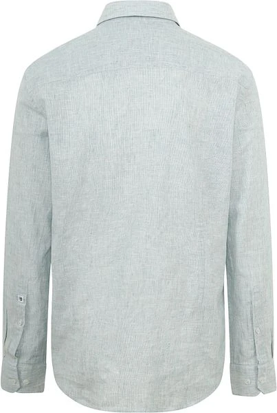 State Of Art Overhemd Melange Groen - Afbeelding 4