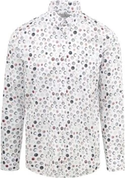 State Of Art Overhemd Bollen Wit