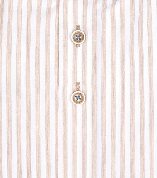 R2 Overhemd Strepen Beige - Afbeelding 5