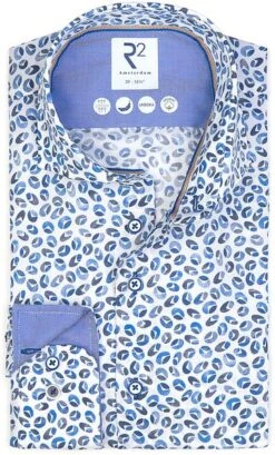 R2 Overhemd Stuur Blauw