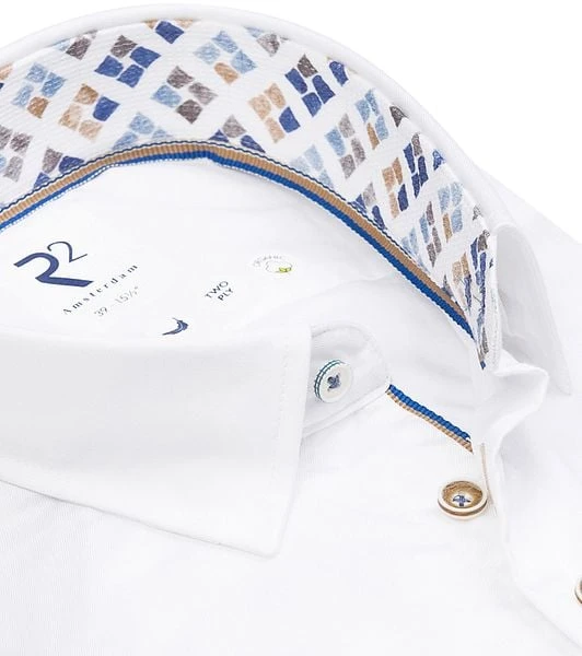 R2 Overhemd 2-Ply Wit - Afbeelding 5