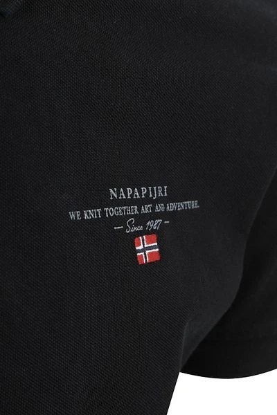 Napapijri Polo Elbas Zwart - Afbeelding 3