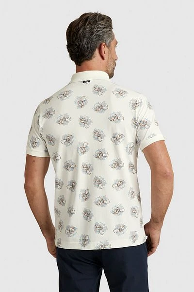 Vanguard Poloshirt Print Ecru - Afbeelding 3