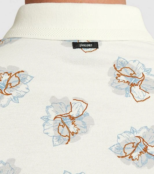 Vanguard Poloshirt Print Ecru - Afbeelding 4